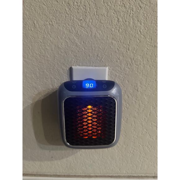 Ontel Handy Heater Turbo 800W Wall Outlet Heater w/Auto Shut off - Picture 3 of 6